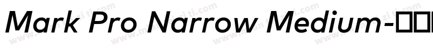 Mark Pro Narrow Medium字体转换